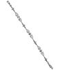 Nadri Elongated Drop And Star Shape Single Line Bracelet - Image 2
