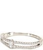 Nadri Everleigh Hinge Bracelet, Color:Silver - Image 2