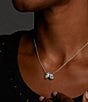 Nadri Everleigh Short Pendant Necklace, Color:Silver - Image 3