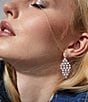 Color:Silver - Image 2 - Gwen Kite Crystal Drop Earrings