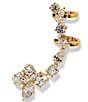 Nadri Lucia Rhinestone Single Adjustable Ear Climber Earring - Image 1