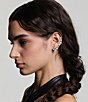 Nadri Lucia Rhinestone Single Adjustable Ear Climber Earring - Image 2