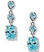Nadri Maiden Oval Linear Earrings - Image 3