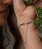 Nadri Ravish Vine Adjustable Bracelet, Color:Silver - Image 3