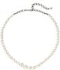 Color:Silver - Image 1 - Siren Pearl Full Collar Necklace