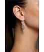Nadri Stellar Cascade Linear Earrings, Color:Gold - Image 2
