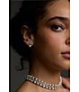 Nadri Under The Sea Crown Pearl & Crystal Drop Earrings - Image 3