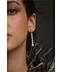 Nadri Under The Sea Pearl Linear Earrings - Image 2