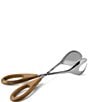 Color:Silver - Image 1 - Curvo Wooden & Stainless Steel Salad Scissors