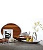 Nambe Braid Chip & Dip Serving Bowls, Color:Wood/Metal - Image 2