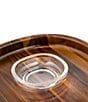 Nambe Braid Glass Chip & Dip - Image 2