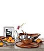 Nambe Braid Salad Bowl with Servers, Color:Silver - Image 3