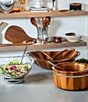 Nambe Braid Salad Bowl with Servers - Image 5