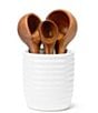 Nambe Breaking Bread Collection Measuring Spoons with Canister - Image 1