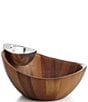 Nambe Harmony Chip & Dip Server Bowl - Image 1