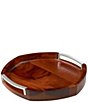 Nambe Rivet Handed Tray - Image 1