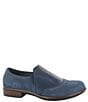 Color:Navy - Image 2 - Angin Mixed Leather Loafers
