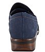 Color:Navy - Image 3 - Angin Mixed Leather Loafers