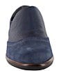 Color:Navy - Image 5 - Angin Mixed Leather Loafers