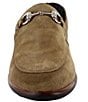 Color:Acorn Suede - Image 5 - Bentu Suede Bit Buckle Loafers