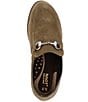 Color:Acorn Suede - Image 6 - Bentu Suede Bit Buckle Loafers