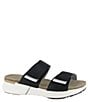 Color:Black - Image 2 - Calliope Banded Slide Sandals