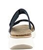 Color:Black - Image 3 - Calliope Banded Slide Sandals