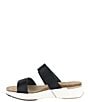 Color:Black - Image 4 - Calliope Banded Slide Sandals