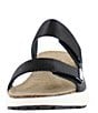 Color:Black - Image 5 - Calliope Banded Slide Sandals