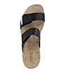 Color:Black - Image 6 - Calliope Banded Slide Sandals