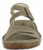 Color:Khaki Beige - Image 4 - Castelo Buckle Strap Sandals