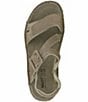 Color:Khaki Beige - Image 5 - Castelo Buckle Strap Sandals