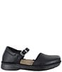 Color:Soft Black Leather - Image 2 - Catania Leather Mary Jane Flats