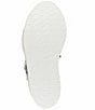 Color:Soft Silver - Image 6 - Crepe Leather Platform Wedge Sandals