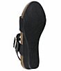 Color:Jet Black Leather - Image 5 - Dynasty Wedge Slingback Sandal