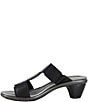 Naot Form Leather Slide Block Heel Sandals - Image 5