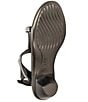 Naot Innovate Leather Rhinestone Detail Block Heel Dress Sandals - Image 3