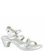 Color:Soft Silver - Image 1 - Limit Leather Strappy Sandals