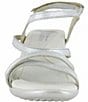 Color:Soft Silver - Image 4 - Limit Leather Strappy Sandals