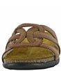 Color:Carmel Leather - Image 4 - Liv Banded Slip On Sandals