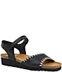 Naot Luna Leather Whipstitch Ankle Strap Sandals - Image 1
