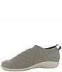 Color:TAUPE KNIT - Image 3 - Okahu Fabric Slip On Sneakers
