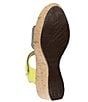 Color:Smoke Grey/Lime - Image 6 - Summer Cork Sandals