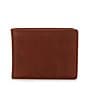 Color:Chestnut - Image 1 - Nash Amalfi Double Billfold Leather Wallet