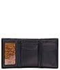 Color:Black - Image 2 - Nash Amalfi Trifold ID Leather Wallet