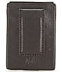 Color:Black - Image 2 - Nash Heritage Magnetic Money Clip Card Case
