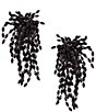 Natasha Accessories Beaded Firework Drop Statement Earrings - Image 1