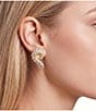 Natasha Accessories Seahorse Crystal Resort Statement Drop Earrings - Image 2