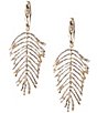 Natasha Accessories Metal Feather Drop Earrings,Specials : American Fashion Style Bags On Sale Natasha Accessories Metal Feather Drop Earrings,Specials : American Fashion Style Bags On Sale
