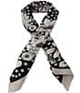Natasha Accessories Poppy Print Square Scarf - Image 1